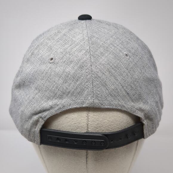 Obey Patch Snapback Hat Gray One Size Colorblock Adjustable Vent Holes - Picture 6 of 9